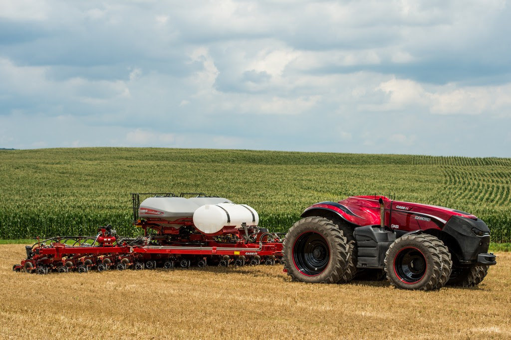 Case: Presentaron mundialmente su primer tractor autónomo