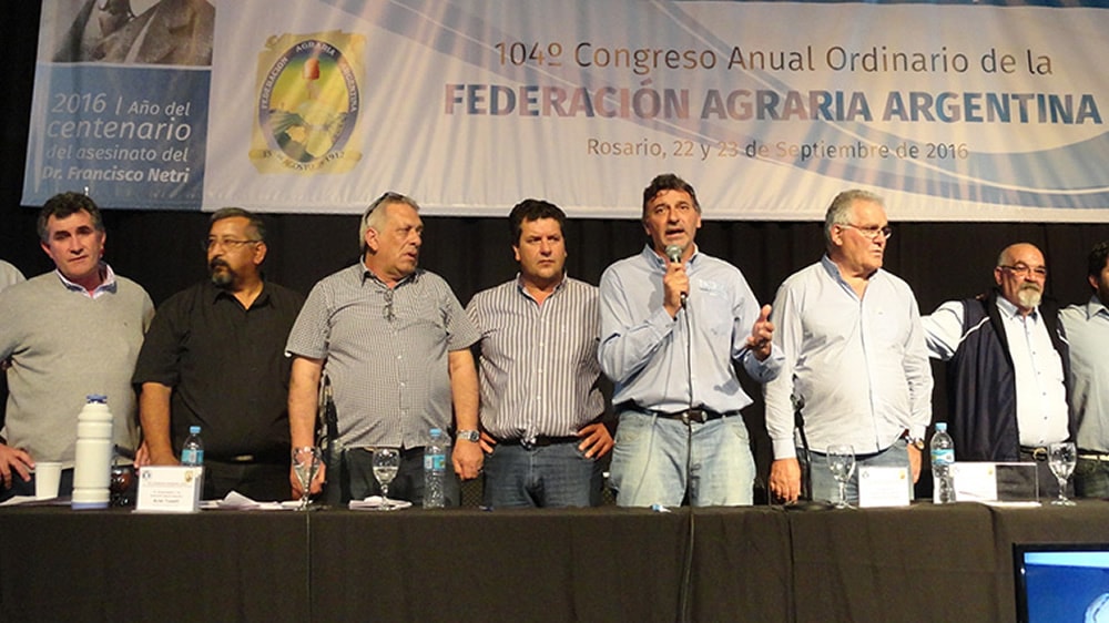Comenzó en Rosario el 105° Congreso Anual Ordinario de Federación Agraria Argentina