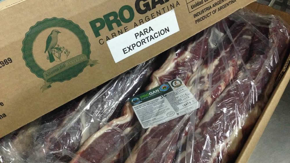 Carne argentina para exportación