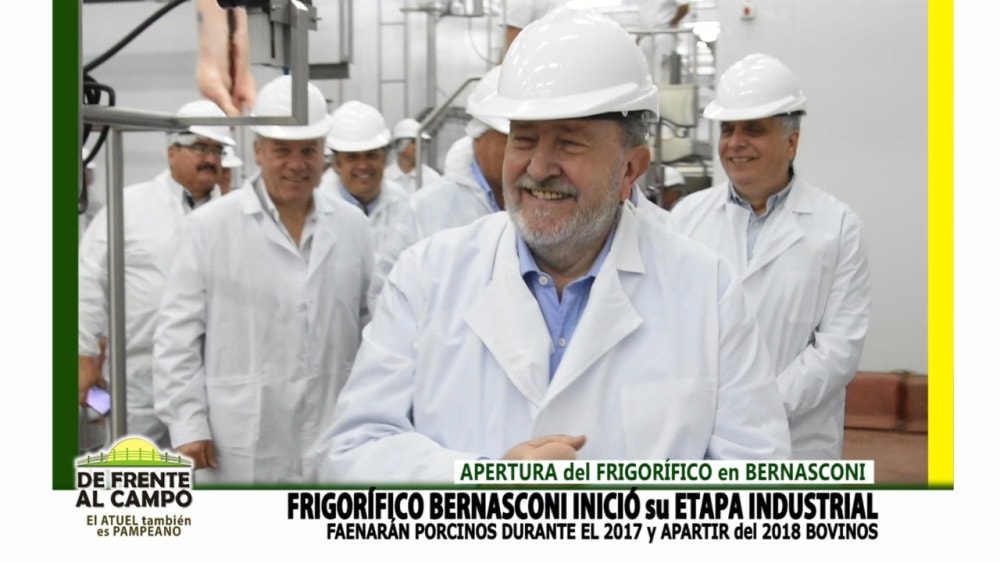 Puesta en funcionamiento Frigorífico HV S.A. de Bernasconi