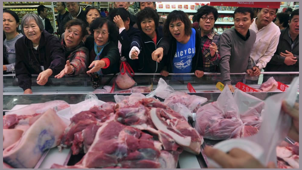 Consumo de carne china
