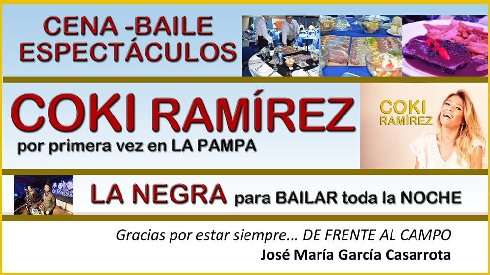 Coki Ramírez por primera vez en la Pampa, cantará en la 9° Fiesta del Sector Productivo Pampeano