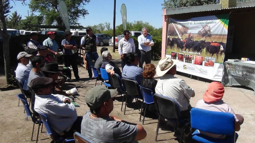 El Ministerio de la Producción entrega 19 toros a productores del oeste, de la Cabaña Experimental de Santa Isabel