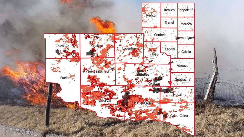 Informe técnico: incendios en la provincia de La Pampa al 21 de enero de 2018