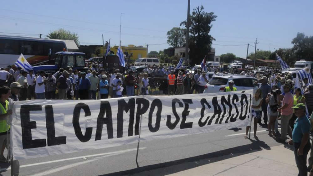 Uruguay: la indignación que nació en el campo