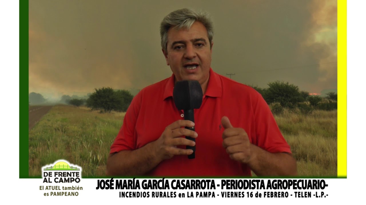 Video: Incendios rurales en el oeste pampeano – Telén – La Pampa