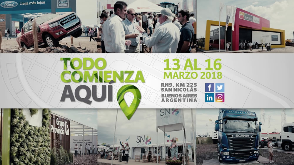 Comienza la ExpoAgro 2018