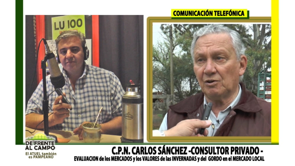 Carlos Sánchez: “Se registra una importante baja interanual en los terneros”