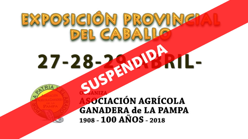 Exposición Provincial del Caballo Suspendida