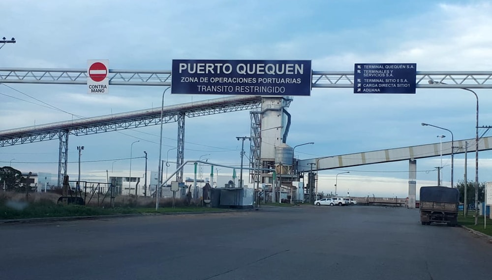 El Puerto Quequén vuelve a exportar girasol hacia Europa