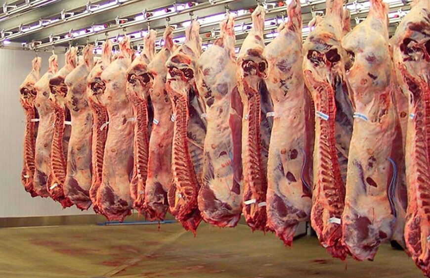 Bajo el precio de la carne para exportación en enero
