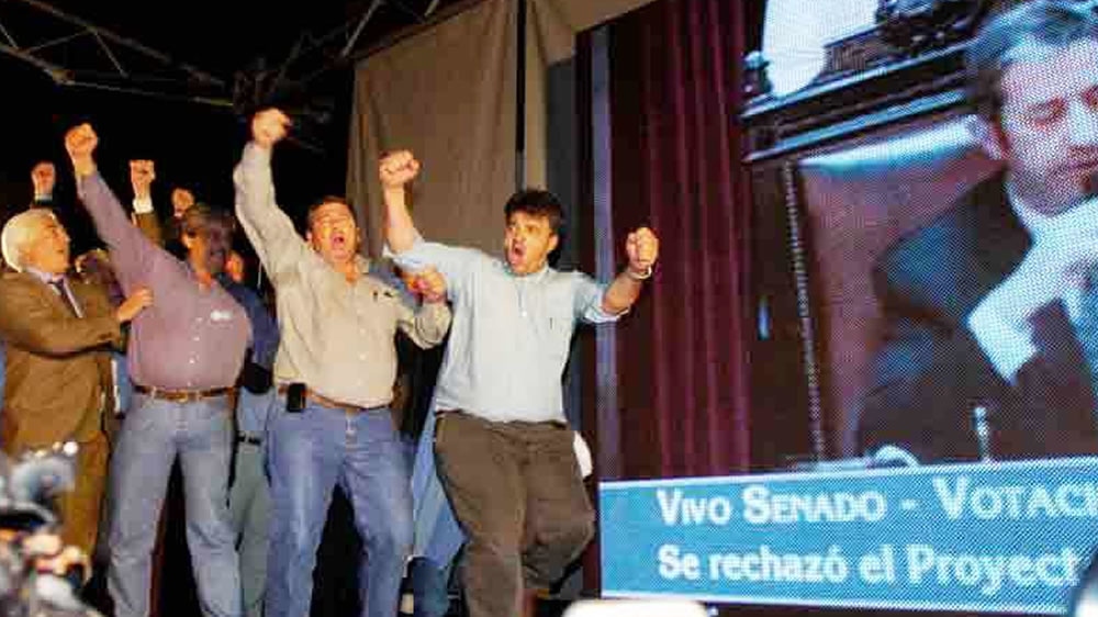 Se realizó un acto por los 10 años del debate en el Senado de la 125