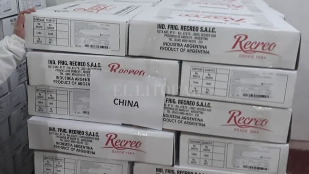 Ya se exporta carne bovina desde Recreo a China