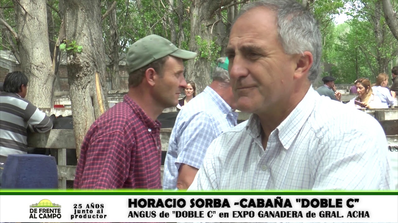 Entrevista a Horacio Sorba en Cabaña «Doble C» en Expo Ganadera de General Acha