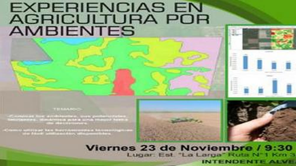 Jornada «Experiencias en Agricultura por Ambientes» en Alvear
