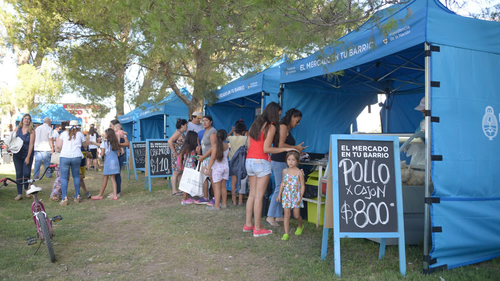 Se inauguró la primera sede del «Mercado en tu Barrio» en La Pampa