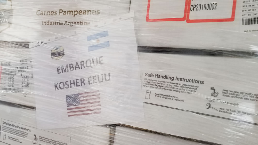 Argentina exporta por primera vez carne kosher a EE.UU.