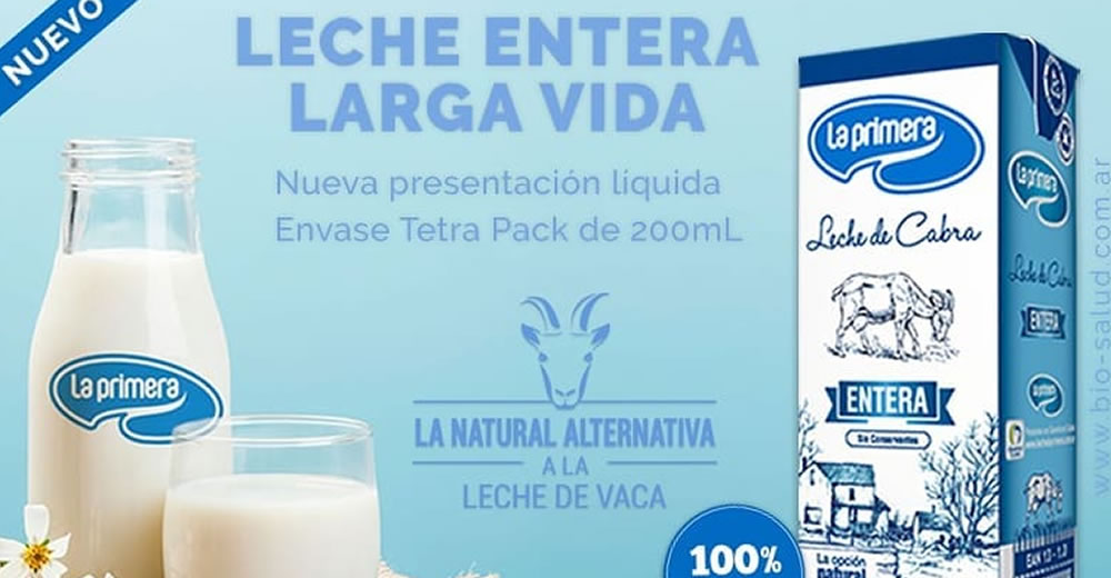 Lanzan la primera leche de cabra en envase larga vida