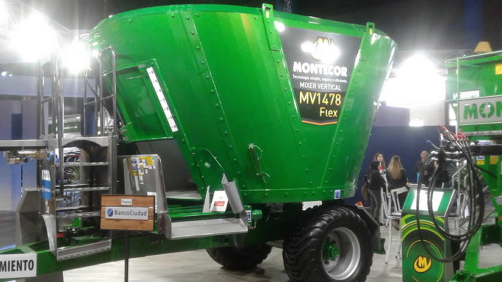 Montecor mostró el mixer vertical MV 1478 Flex