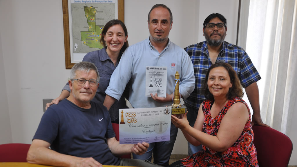 Técnicos de la Agencia INTA Santa Rosa ganaron el premio Faro de Oro 2019