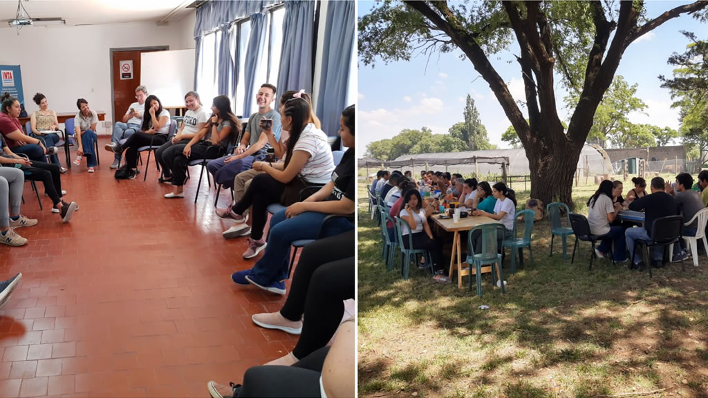 Taller de cierre de las prácticas de estudiantes de la Escuela Agrotécnica Santa Rosa en INTA Anguil