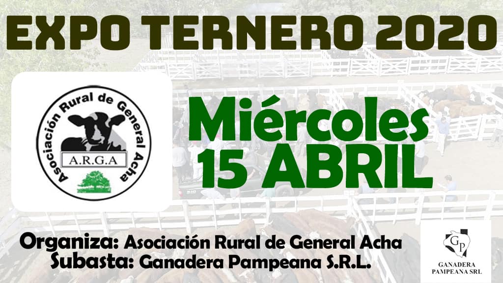Expo Ternero 2020: Miércoles 15 de Abril