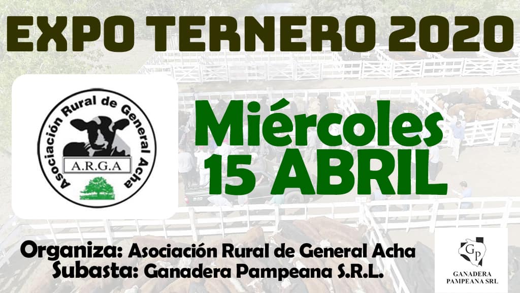 Expo Ternero 2020: Miércoles 15 de Abril