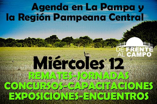 Agro Agenda Pampeana: Miércoles 12 / Febrero