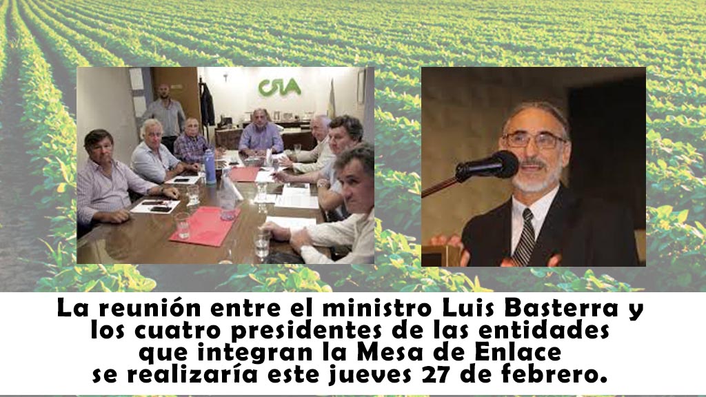 Campo y Gobierno: Estaría confirmada la reunión para el Jueves 27