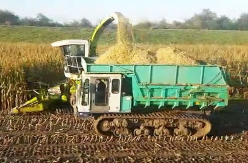 En Holanda armaron una tolva autopropulsada