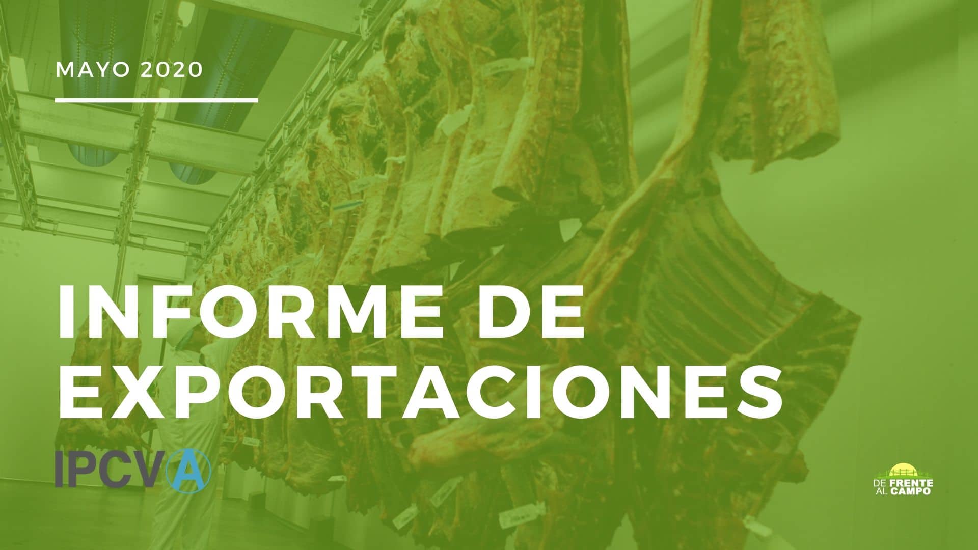 Informe de exportaciones de mayo de 2020