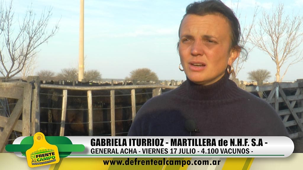 Entrevista: Gabriela Iturrioz nos comentó el remate de NHF S.A. en General Acha