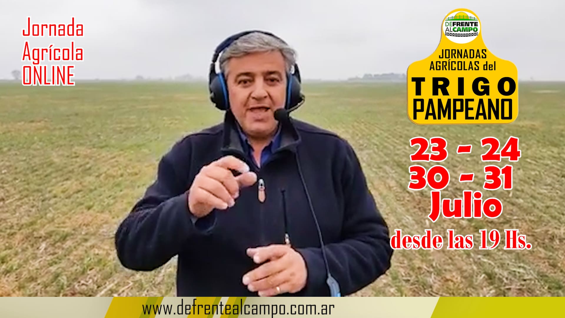 Trigo: De Frente al Campo los invita para la Jornada Agrícola online