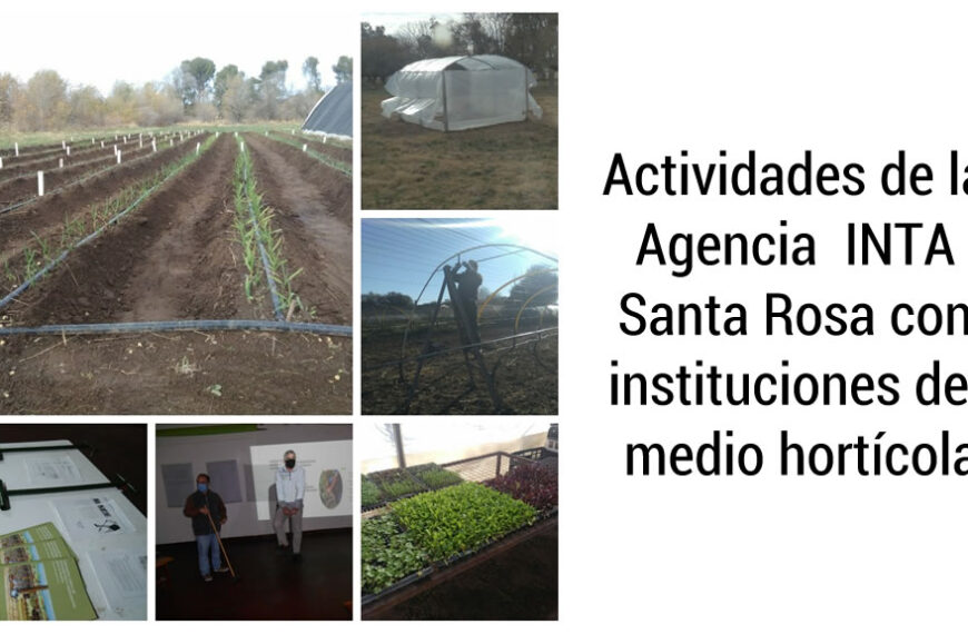 Actividades de la Agencia INTA Santa Rosa con instituciones del medio hortícola
