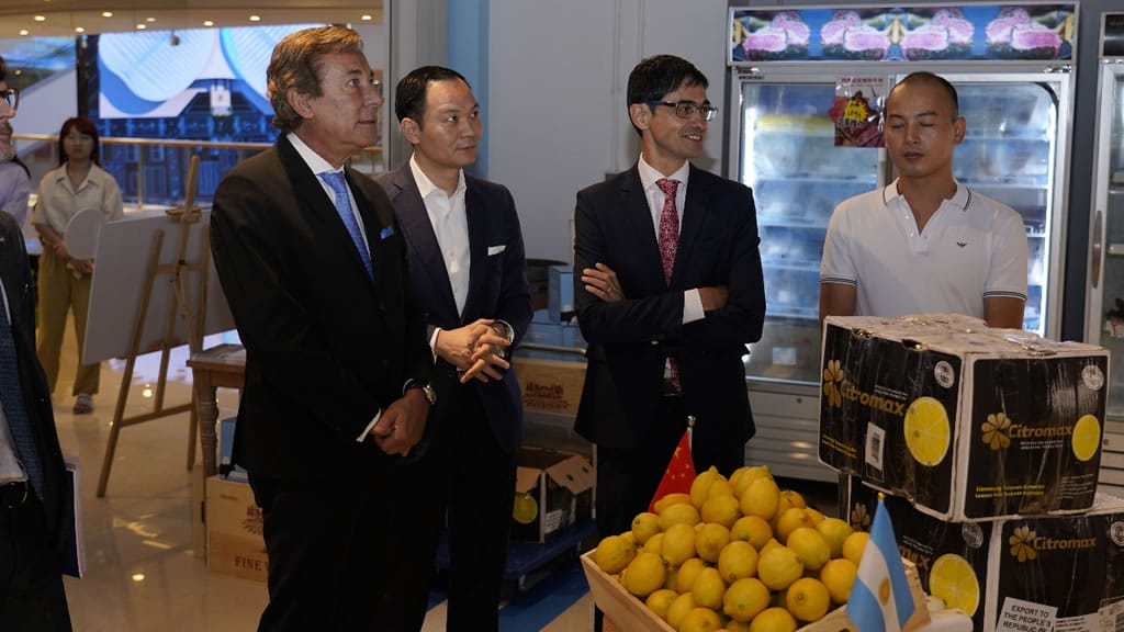 Se realizó en Shanghái la recepción oficial de los limones argentinos