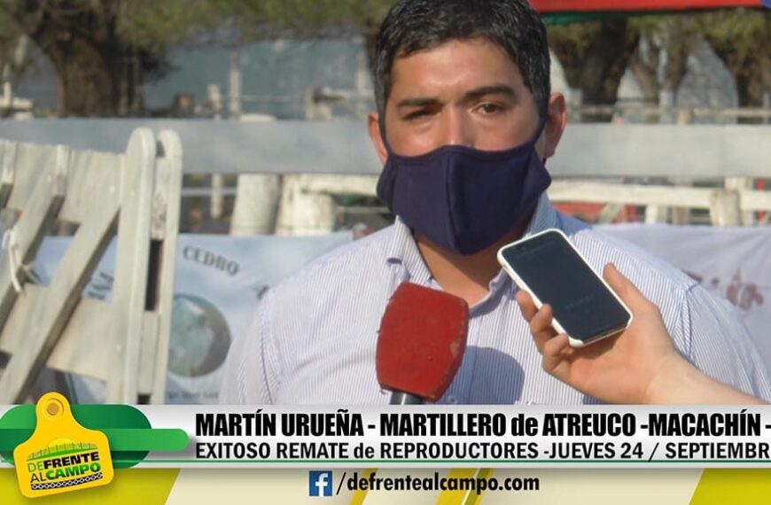 Entrevista: Martín Urueña nos describió el Remate de Reproductores de Atreu-co.
