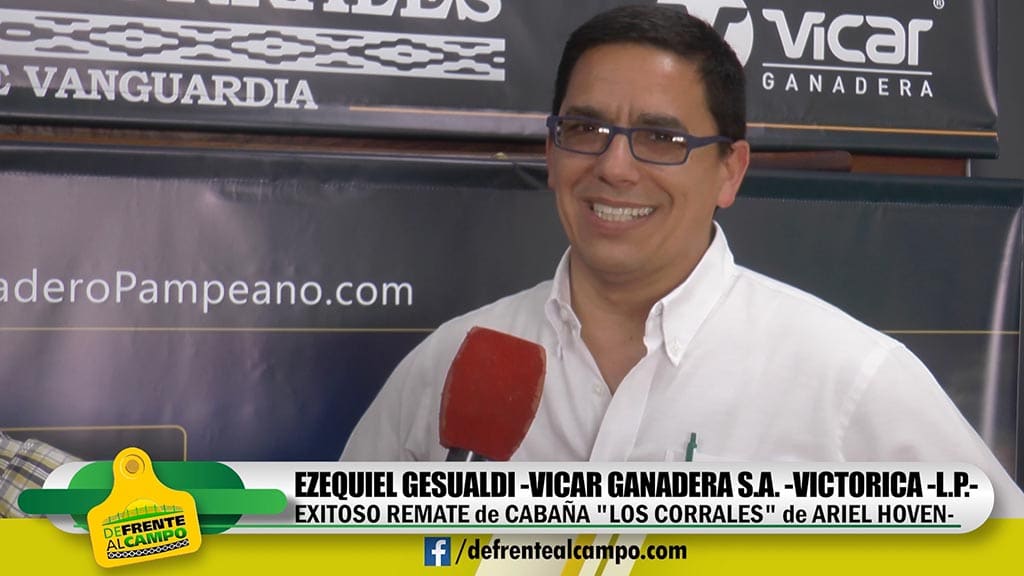 Entrevista: Ezequiel Gesualdi evaluó como exitoso al Remate de Los Corrales