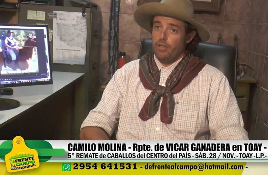 Entrevista: Camilo Molina – 5° Remate de Caballos de Vicar Ganadera S.A. –