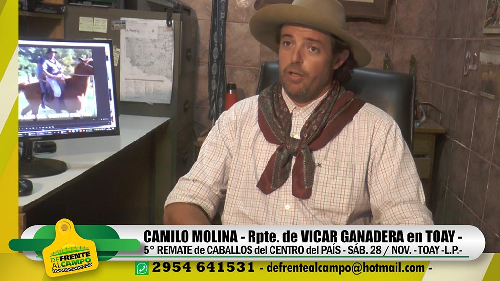 Entrevista: Camilo Molina – 5° Remate de Caballos de Vicar Ganadera S.A. –