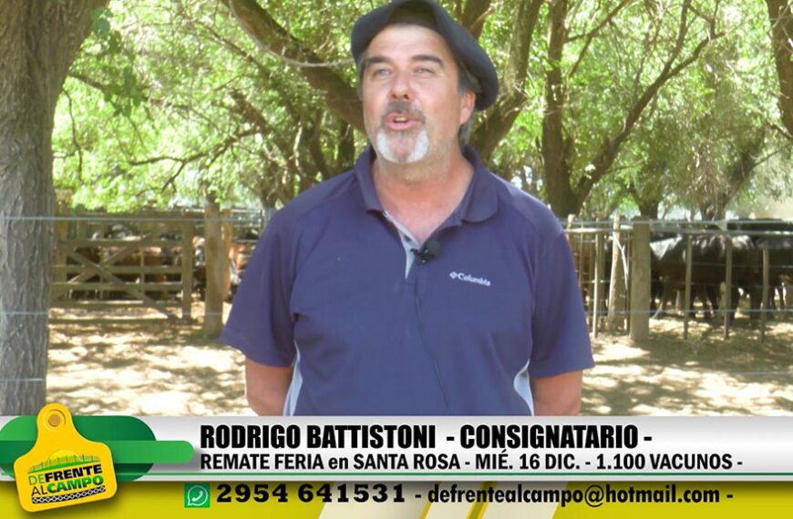 Entrevista: Rodrigo Battistoni de Raúl Battistoni y Cia S.R.L.