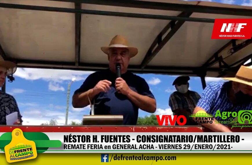 Néstor Fuentes: Destaca la agenda comercial de los remates de Febrero