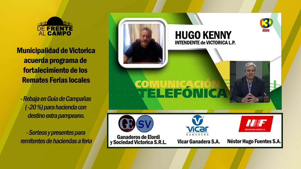 Entrevista: Hugo Kenny -Intendente de Victorica- presentó un programa de fortalecimiento de remate ferias