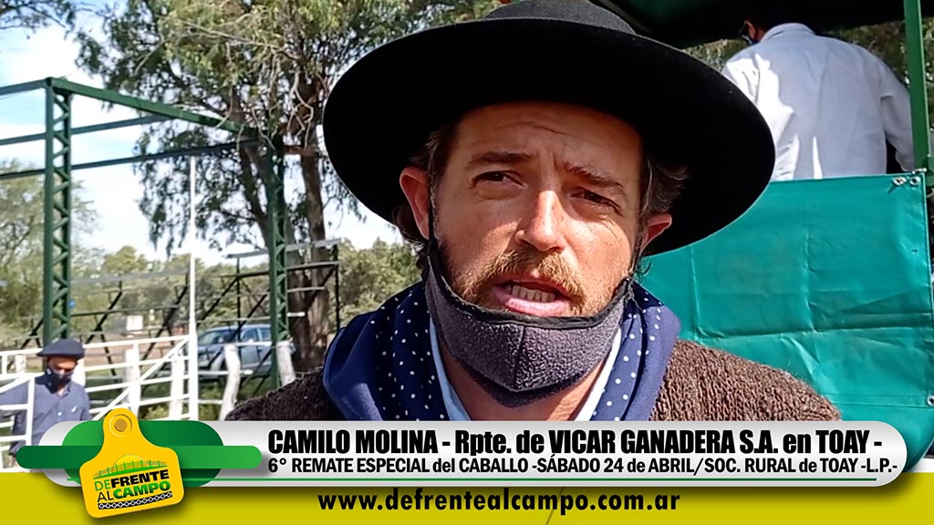 Entrevista: Camilo Molina – Remate del Caballo -Sábado 24 Abril –