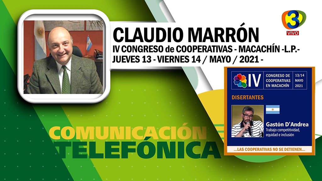 Entrevista: Claudio Marrón – Congreso de Cooperativas