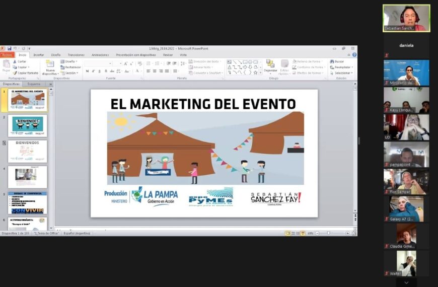 Exitosa capacitación para ExpoPyMEs: “El Marketing del evento”