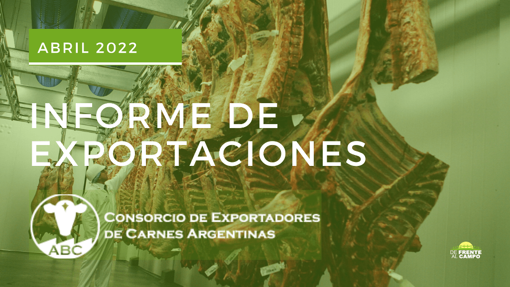 Consorcio de Exportadores de Carnes Argentinas (ABC) – Informe de exportaciones (Abril 2022)