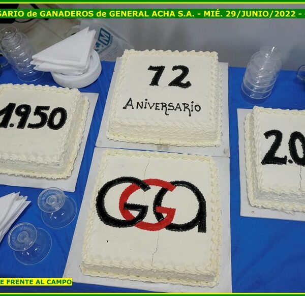 Álbum Remate Feria 72° Aniversario de Ganaderos de General Acha S.A. – La Pampa – 29/06/2022