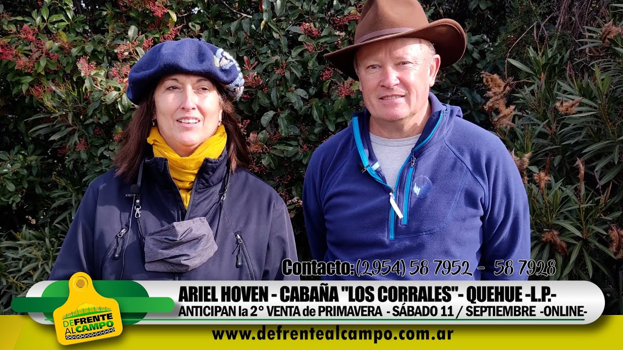 Entrevista: ANA MARÍA GARCÍA – ARIEL HOVEN – Cabaña LOS CORRALES – Agosto 2021