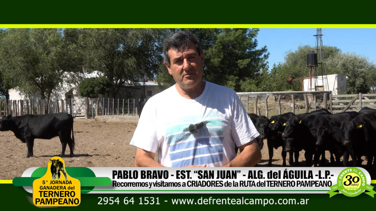 Jornada del Ternero 2023: Pablo Bravo – Est. «San Juan» Algarrobo del Águila -L.P.-
