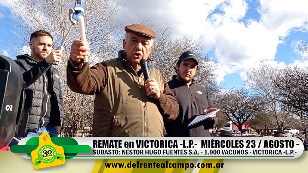 Remate: Néstor Hugo Fuentes S.A. – Mié. 23/Agosto/2023 – Victorica -L.P.-